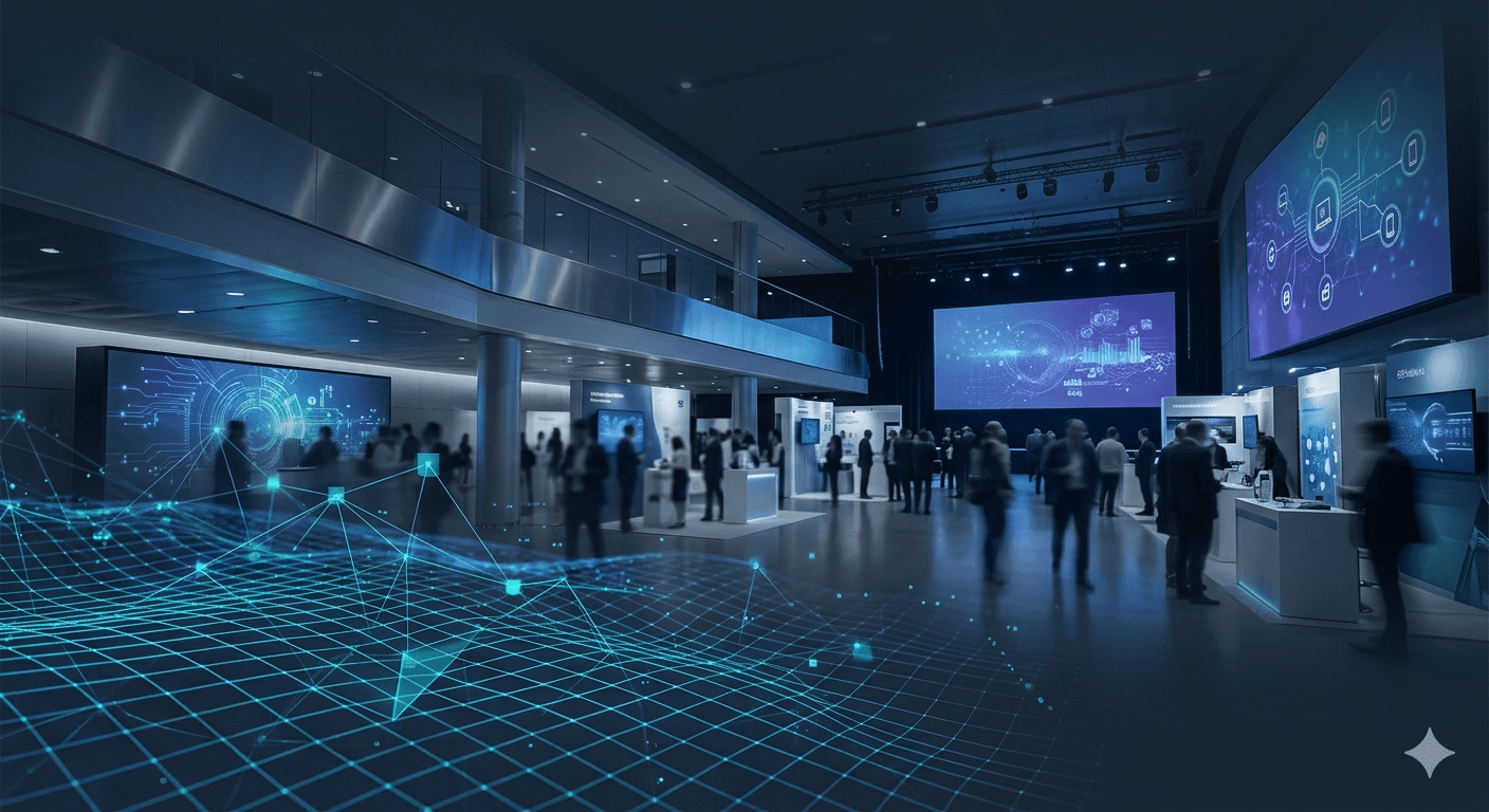 Conference Hall with Digital Network